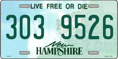 NH license plate 3039526