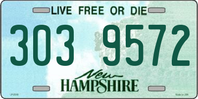 NH license plate 3039572