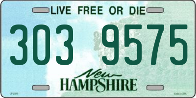 NH license plate 3039575