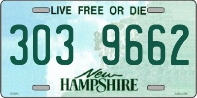 NH license plate 3039662