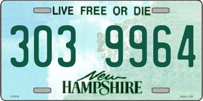 NH license plate 3039964