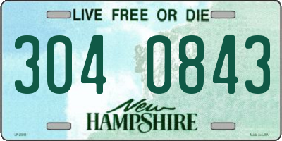 NH license plate 3040843