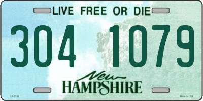 NH license plate 3041079