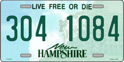 NH license plate 3041084