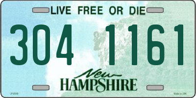 NH license plate 3041161