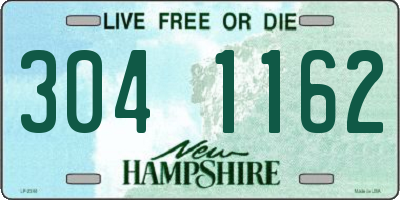 NH license plate 3041162