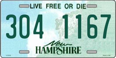 NH license plate 3041167