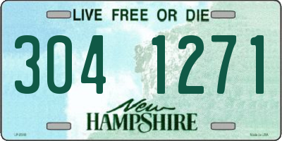NH license plate 3041271