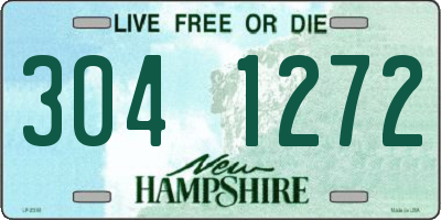 NH license plate 3041272