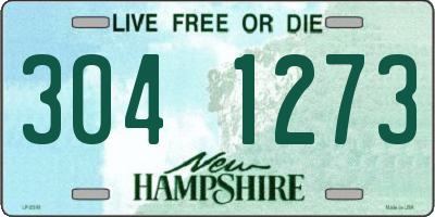 NH license plate 3041273