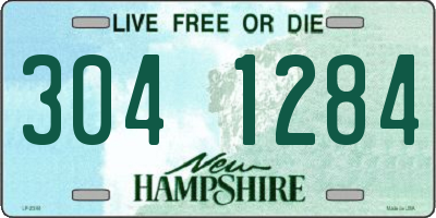 NH license plate 3041284