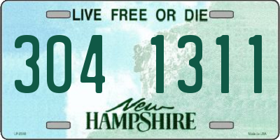 NH license plate 3041311