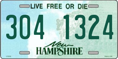 NH license plate 3041324