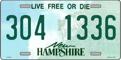 NH license plate 3041336