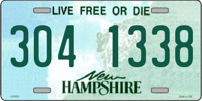 NH license plate 3041338