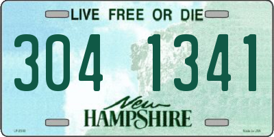 NH license plate 3041341