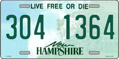 NH license plate 3041364