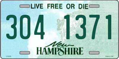 NH license plate 3041371