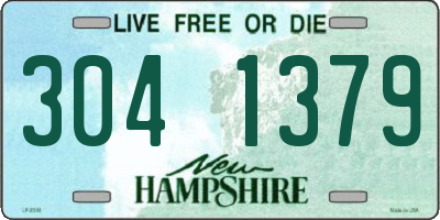 NH license plate 3041379