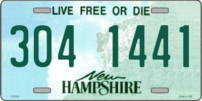 NH license plate 3041441