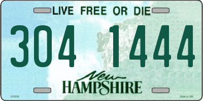 NH license plate 3041444