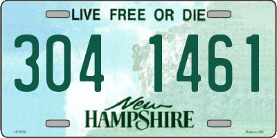 NH license plate 3041461