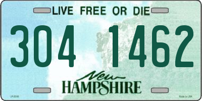 NH license plate 3041462