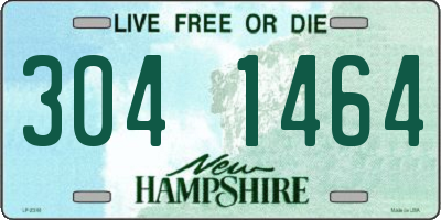 NH license plate 3041464