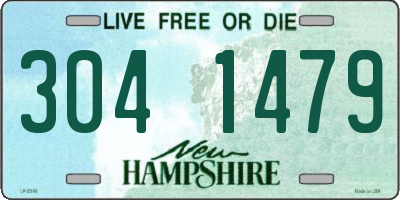 NH license plate 3041479