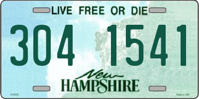 NH license plate 3041541