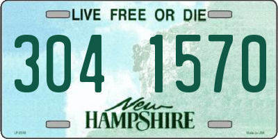 NH license plate 3041570