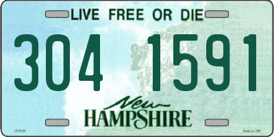 NH license plate 3041591