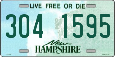 NH license plate 3041595