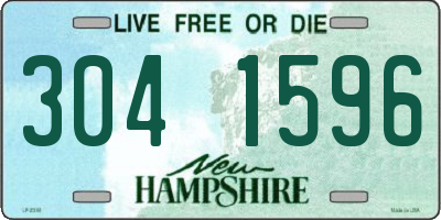 NH license plate 3041596