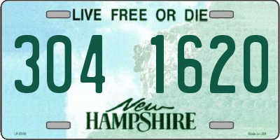 NH license plate 3041620