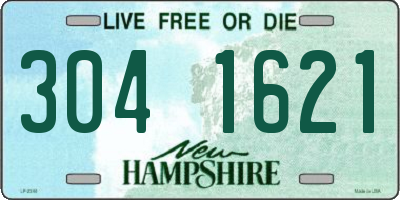 NH license plate 3041621
