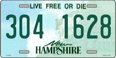 NH license plate 3041628