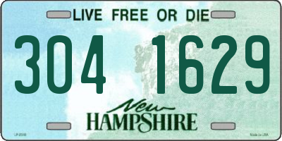 NH license plate 3041629