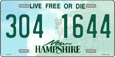NH license plate 3041644