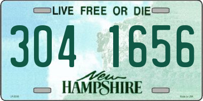 NH license plate 3041656