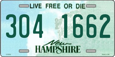 NH license plate 3041662