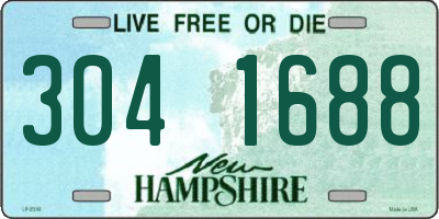 NH license plate 3041688