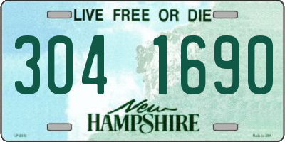 NH license plate 3041690
