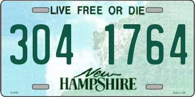 NH license plate 3041764