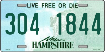 NH license plate 3041844