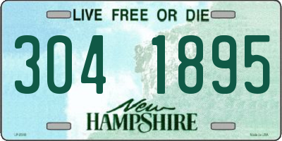 NH license plate 3041895