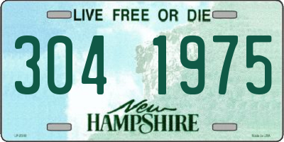 NH license plate 3041975