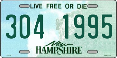 NH license plate 3041995