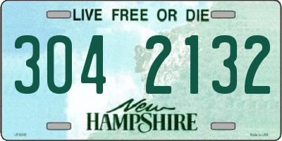 NH license plate 3042132