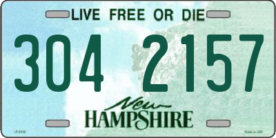 NH license plate 3042157